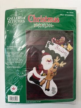Bucilla Christmas hug Felt Stocking Kit